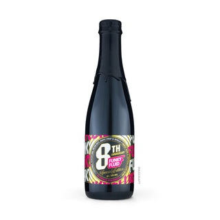Front view of Strong Ale FUNKY FLUID 8th Anniversary 50cl craft beer can - Buy at Mascraft
