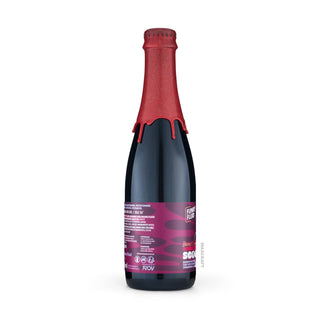 Left side of Pastry Stout FUNKY FLUID & 3 SONS Barrel Aged Royal Cookie: Scoop 50cl craft beer can - Mascraft catalog