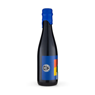 Left side of Barrel Aged MESSOREM Mort Bleue 37,5cl craft beer can - Mascraft catalog