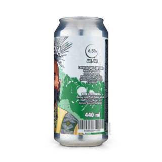 Perfil derecho de cerveza Hazy IPA CALEYA Mohicano 44cl - Disponible en Mascraft