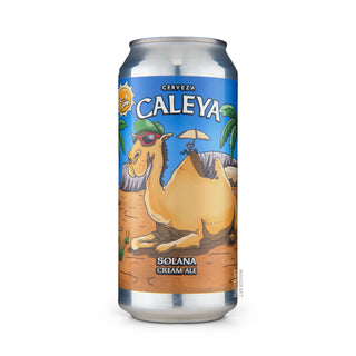Cerveza Cream Ale CALEYA Solana 44cl vista frontal - Comprar en Mascraft