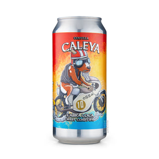 Cerveza West Coast CALEYA Cabra Loca 44cl vista frontal - Comprar en Mascraft