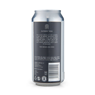 Etiqueta e información Hazy IPA FACTORY Alchemy 2026 44cl - Tienda Mascraft