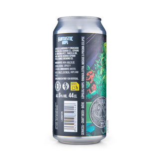 Label and beer information for NEIPA LA QUINCE Poison Flower 44cl - Mascraft shop