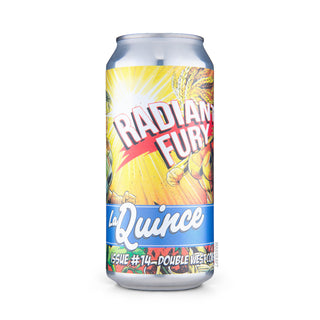 Front view of West Coast LA QUINCE Radiant Fury 44cl craft beer can - Buy at Mascraft
