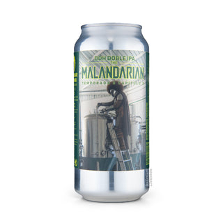 Front view of DIPA MALANDAR Malandarian Temp 2 Cap 3 44cl craft beer can - Buy at Mascraft