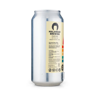 Lateral izquierdo Pale Ale MALANDAR Paredise 44cl - Catálogo Mascraft
