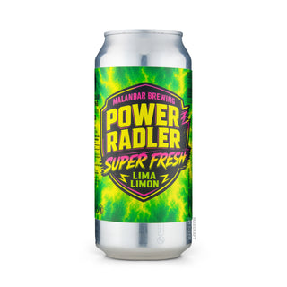 Cerveza Radler MALANDAR Power Radler 44cl vista frontal - Comprar en Mascraft