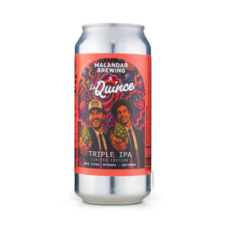 Cerveza TIPA MALANDAR & LA QUINCE Bienaventurado 44cl vista frontal - Comprar en Mascraft
