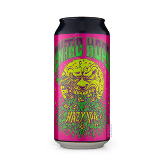 Cerveza Hazy IPA MELOPEA Lunatic Hops 44cl vista frontal - Comprar en Mascraft