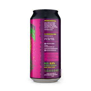 Perfil derecho de cerveza Hazy IPA MELOPEA Lunatic Hops 44cl - Disponible en Mascraft
