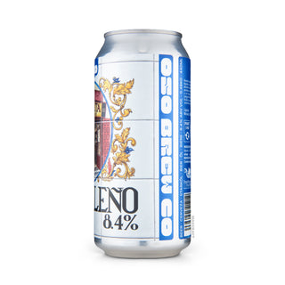Perfil derecho de cerveza DIPA OSO Madrileño 2026 44cl - Disponible en Mascraft