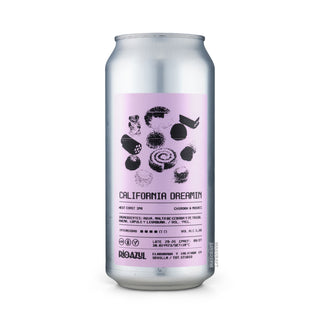 Cerveza West Coast RÍO AZUL California Dreamin 44cl vista frontal - Comprar en Mascraft