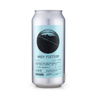 Cerveza NEIPA RÍO AZUL Hazy Fiction 44cl vista frontal - Comprar en Mascraft