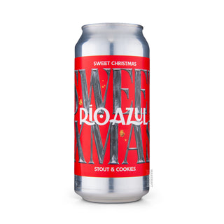 Cerveza Pastry Stout RÍO AZUL Sweet Chrismas 44cl vista frontal - Comprar en Mascraft