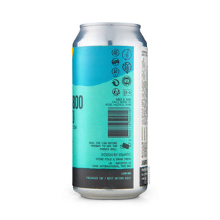 Right side of Smoothie Sour SÁEZ & SON & FAUVE Jamboo Blue 44cl craft beer can - Available at Mascraft