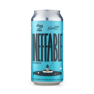 Front view of DIPA SÁEZ & SON & FREQUENTEM Ineffable 44cl craft beer can - Buy at Mascraft