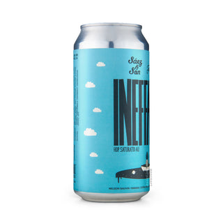 Left side of DIPA SÁEZ & SON & FREQUENTEM Ineffable 44cl craft beer can - Mascraft catalog