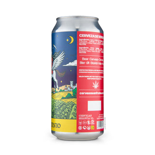 Perfil derecho de cerveza West Coast SANFRUTOS El Unicornio 44cl - Disponible en Mascraft