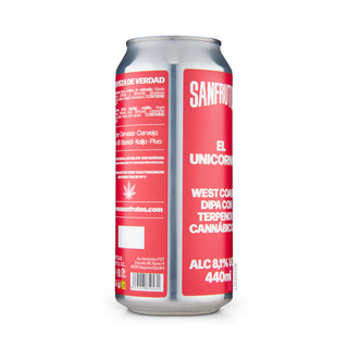 Etiqueta e información West Coast SANFRUTOS El Unicornio 44cl - Tienda Mascraft