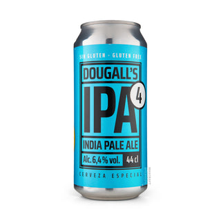 Cerveza IPA DOUGALL'S IPA 4 44cl vista frontal - Comprar en Mascraft