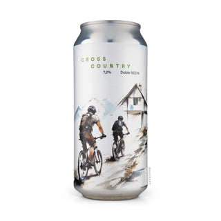 Cerveza DIPA TENSINA Cross Country 44cl vista frontal - Comprar en Mascraft