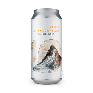 Cerveza DIPA TENSINA 10º Aniversario 44cl vista frontal - Comprar en Mascraft