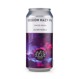 Cerveza Session IPA SOUL FIRE Outer World 44cl vista frontal - Comprar en Mascraft