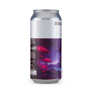 Lateral izquierdo Session IPA SOUL FIRE Outer World 44cl - Catálogo Mascraft