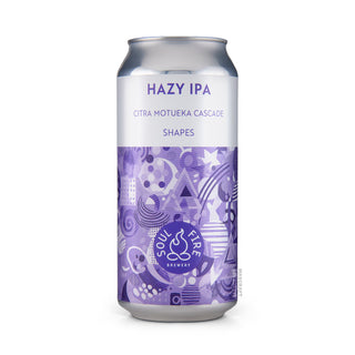 Cerveza Hazy IPA SOUL FIRE Shapes 44cl vista frontal - Comprar en Mascraft