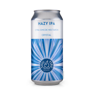 Cerveza Hazy IPA SOUL FIRE Crystal 44cl vista frontal - Comprar en Mascraft