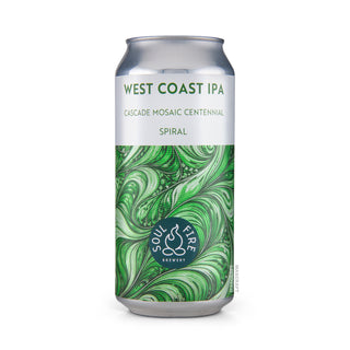 Cerveza West Coast SOUL FIRE Spiral 44cl vista frontal - Comprar en Mascraft