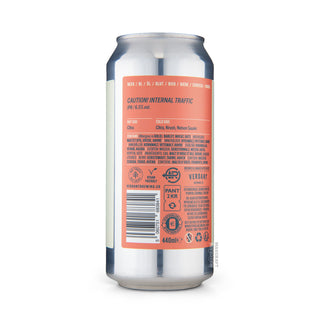 Etiqueta e información Hazy IPA VERDANT Caution! Internal Traffic 44cl - Tienda Mascraft