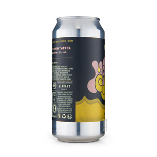 Lateral izquierdo DIPA VERDANT Hop Custard 44cl - Catálogo Mascraft