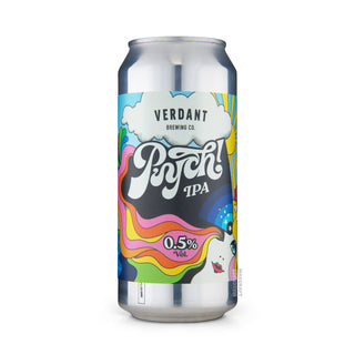 Cerveza Sin Alcohol VERDANT Psych! 44cl vista frontal - Comprar en Mascraft