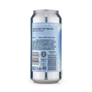 Etiqueta e información DIPA VERDANT Where Does The Time Go? 44cl - Tienda Mascraft