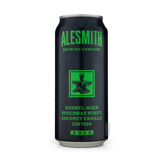 Cerveza Barrel Aged ALESMITH Barrel-Aged Speedway Stout: Coconut Vanilla 2023 47cl vista frontal - Comprar en Mascraft