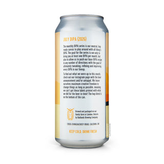 Etiqueta e información DIPA BADLANDS July DIPA 2026 47cl - Tienda Mascraft