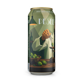 Lateral izquierdo Hazy IPA BREWSKEY & LE KETCH Pensée 47cl - Catálogo Mascraft