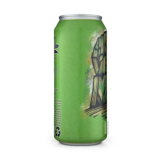 Left side of TIPA HOP BUTCHER Greener Moss 47cl craft beer can - Mascraft catalog