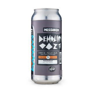 Perfil derecho de cerveza Hazy IPA MESSOREM Demoliri 0027 47cl - Disponible en Mascraft