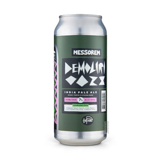 Perfil derecho de cerveza Hazy IPA MESSOREM Demoliri 0028 47cl - Disponible en Mascraft