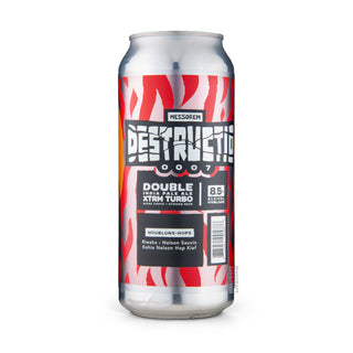Perfil derecho de cerveza DIPA MESSOREM Destructio #0007 47cl - Disponible en Mascraft