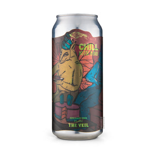 Cerveza DIPA THE VEIL Chill 10th B-Day 47cl vista frontal - Comprar en Mascraft