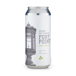 Front view of Hazy IPA TRILLIUM Double Dry Hopped Fort Point 47cl craft beer can - Buy at Mascraft