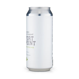 Right side of Hazy IPA TRILLIUM Double Dry Hopped Fort Point 47cl craft beer can - Available at Mascraft