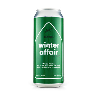 Cerveza NEIPA ZICHOVEC & FIRSTEP Winter Affair Gossip 50cl vista frontal - Comprar en Mascraft
