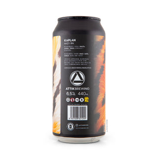 Etiqueta e información Hazy IPA ATTIK Kaplan 44cl - Tienda Mascraft