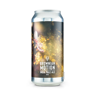 Cerveza Hazy IPA AZVEX Brownian Motion 44cl vista frontal - Comprar en Mascraft