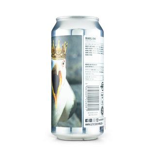Perfil derecho de cerveza Hazy DIPA AZVEX Seagull King 44cl - Disponible en Mascraft